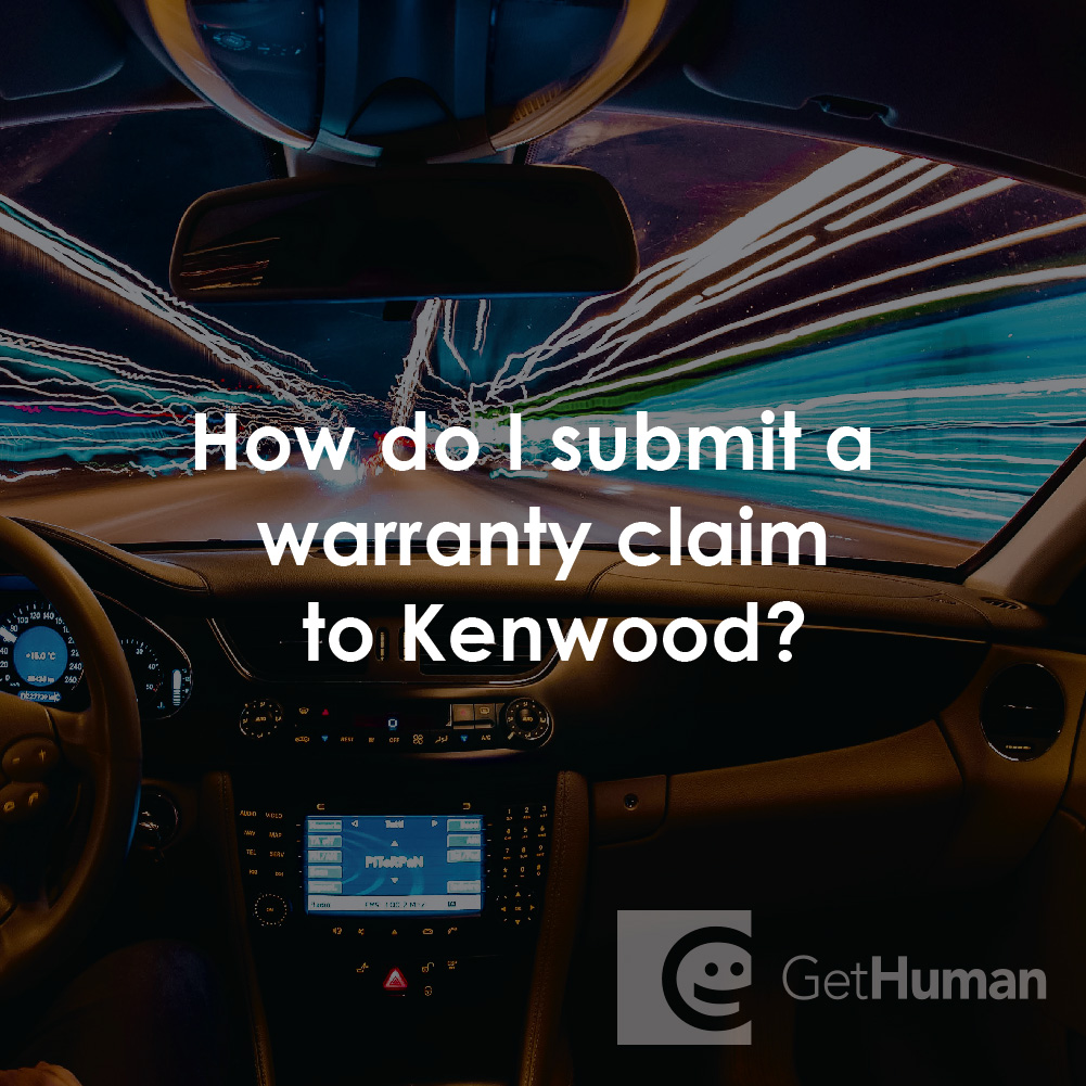 How Do I Submit a Warranty Claim to Kenwood?