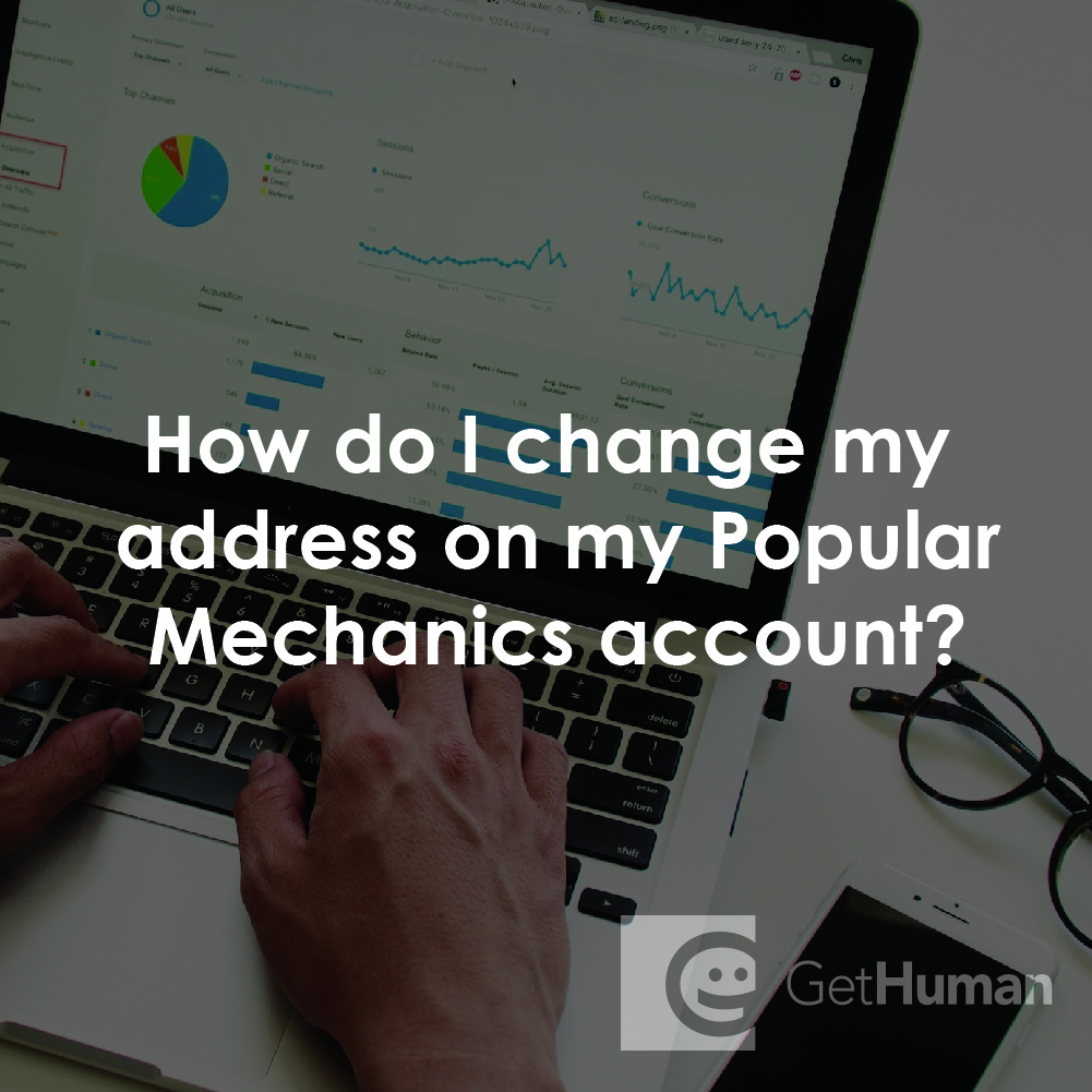 How Do I Change My Address on My Popular Mechanics Account