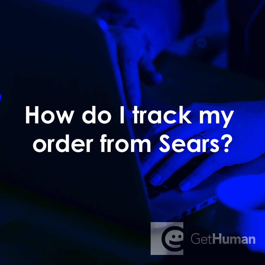 How Do I Track My Order from Sears?