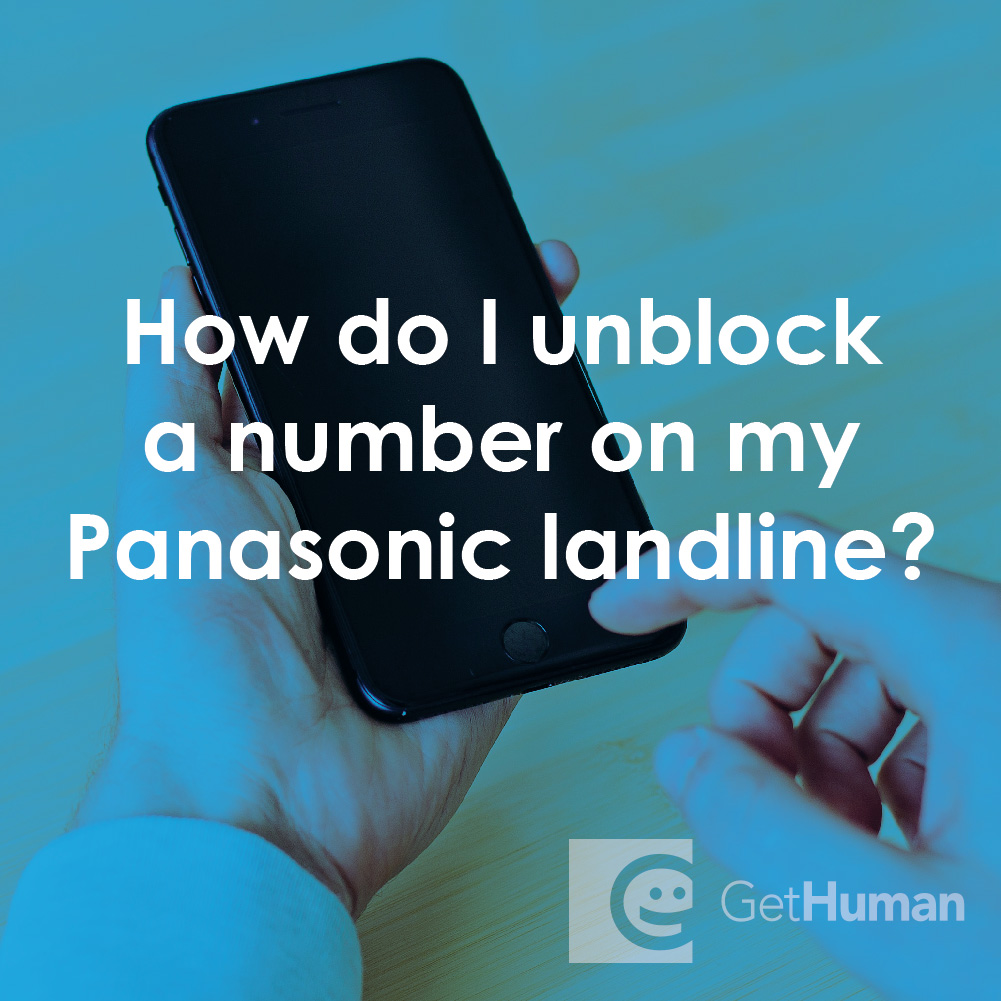 How Do I Unblock a Number on My Panasonic Landline?