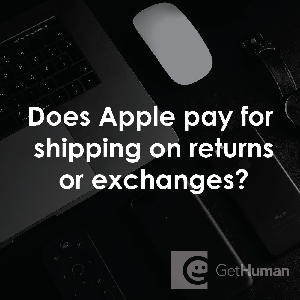 Does Apple Pay for Shipping on Returns or Exchanges?