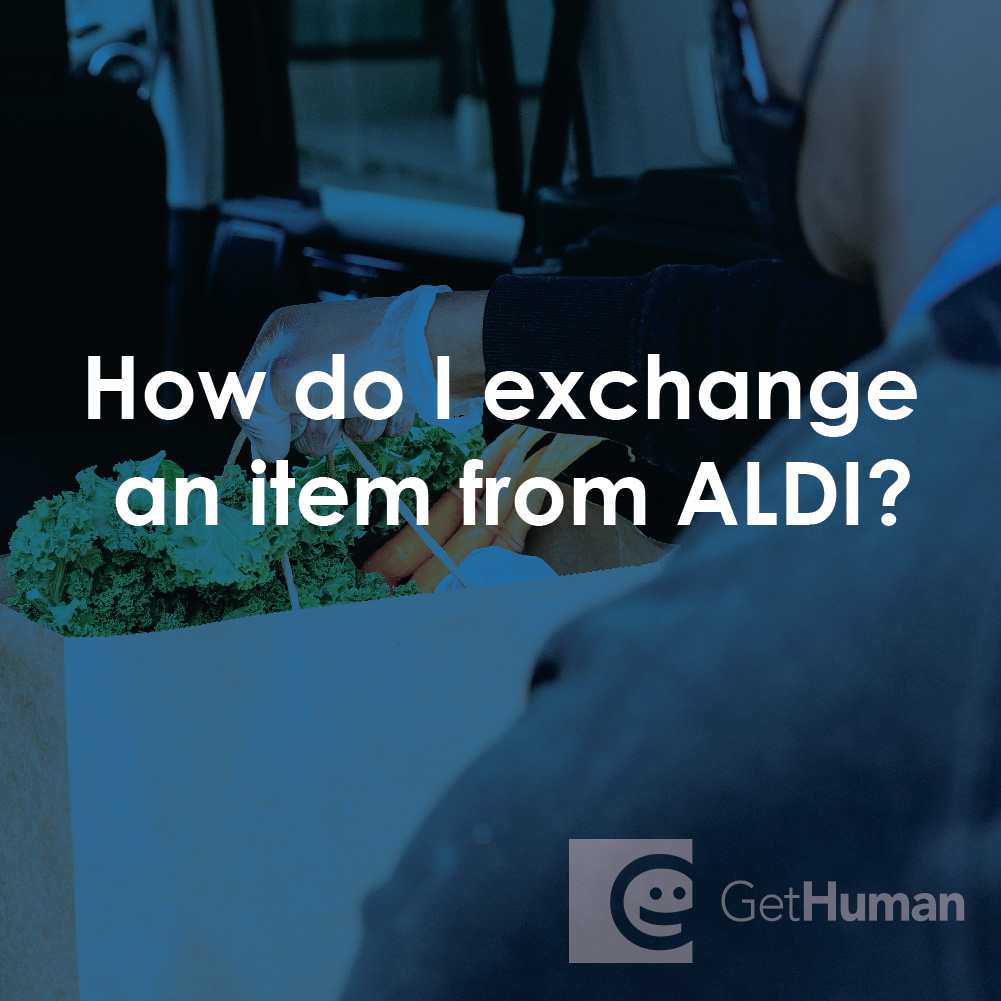 How Do I Exchange an Item from Aldi?