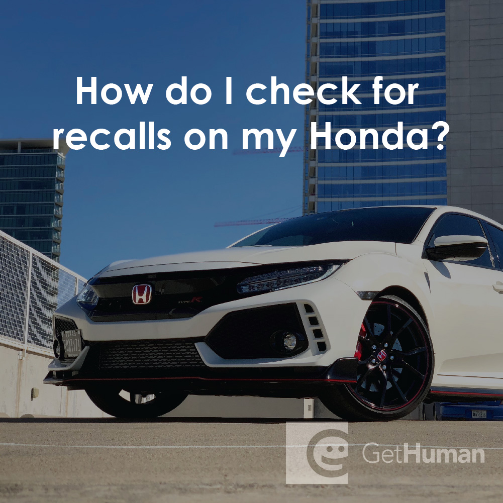 How Do I Check for Recalls on My Honda?