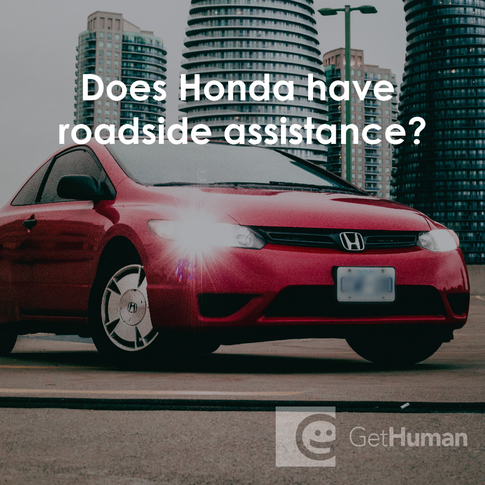 Does Honda Have Roadside Assistance?