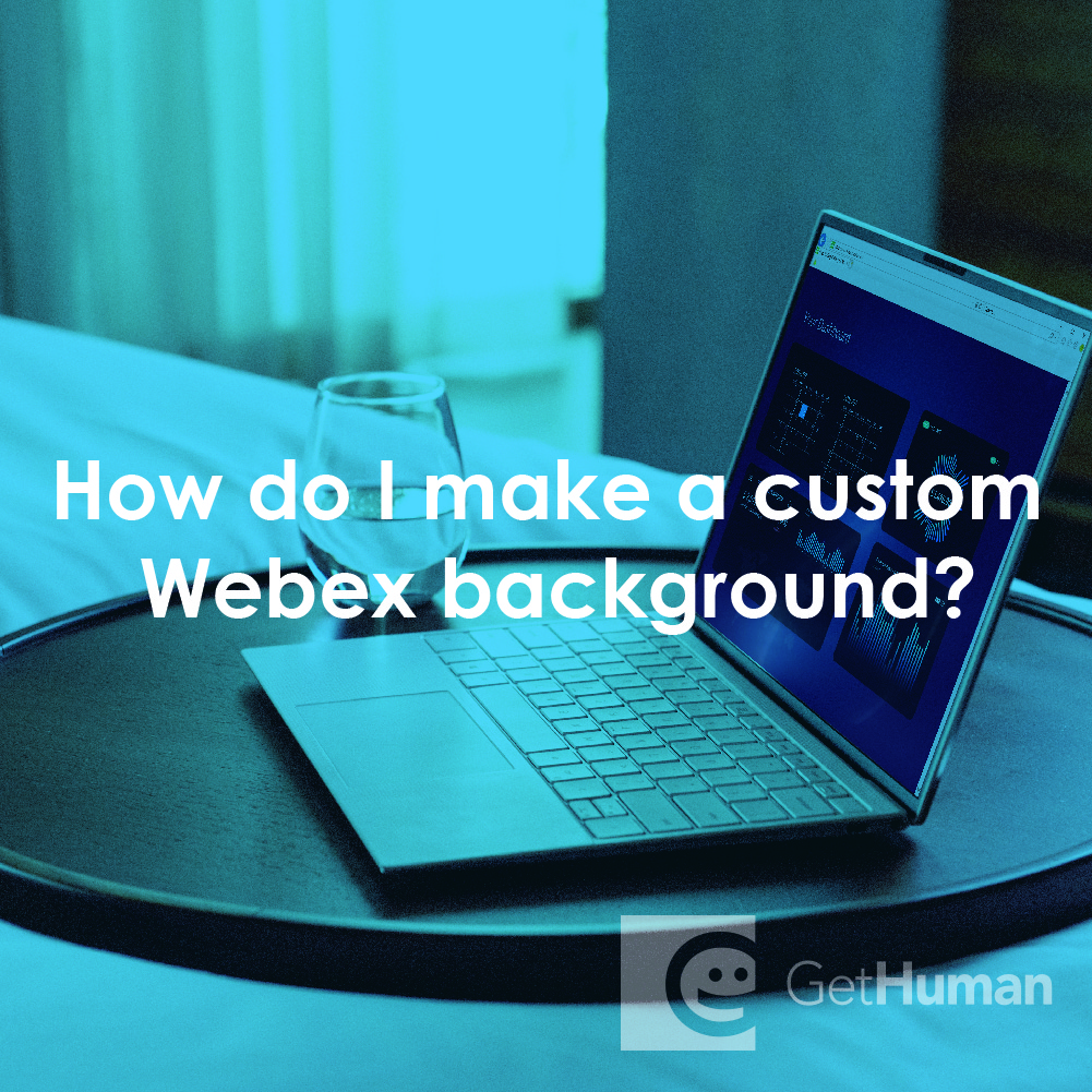 How Do I Make a Custom Webex Background?