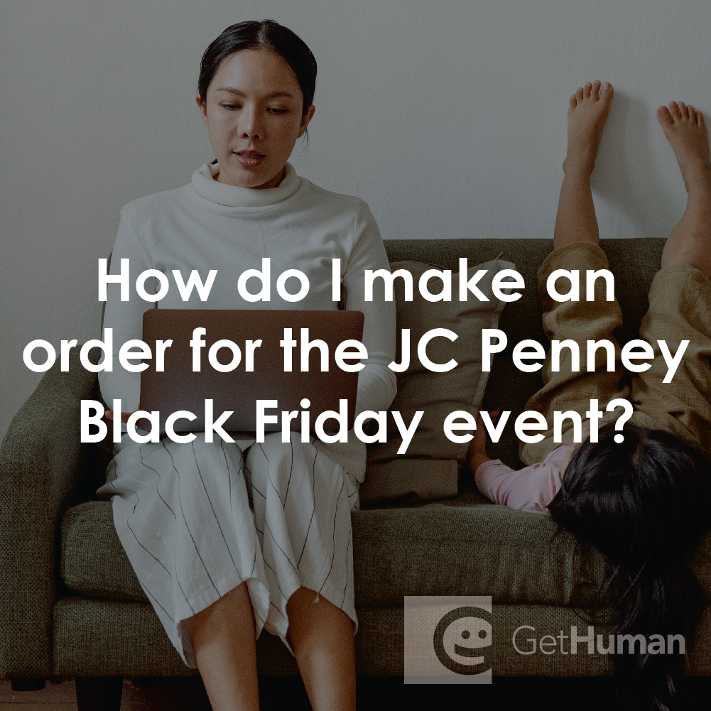 How Do I Make an Order for the JC Penney Black Friday Event?