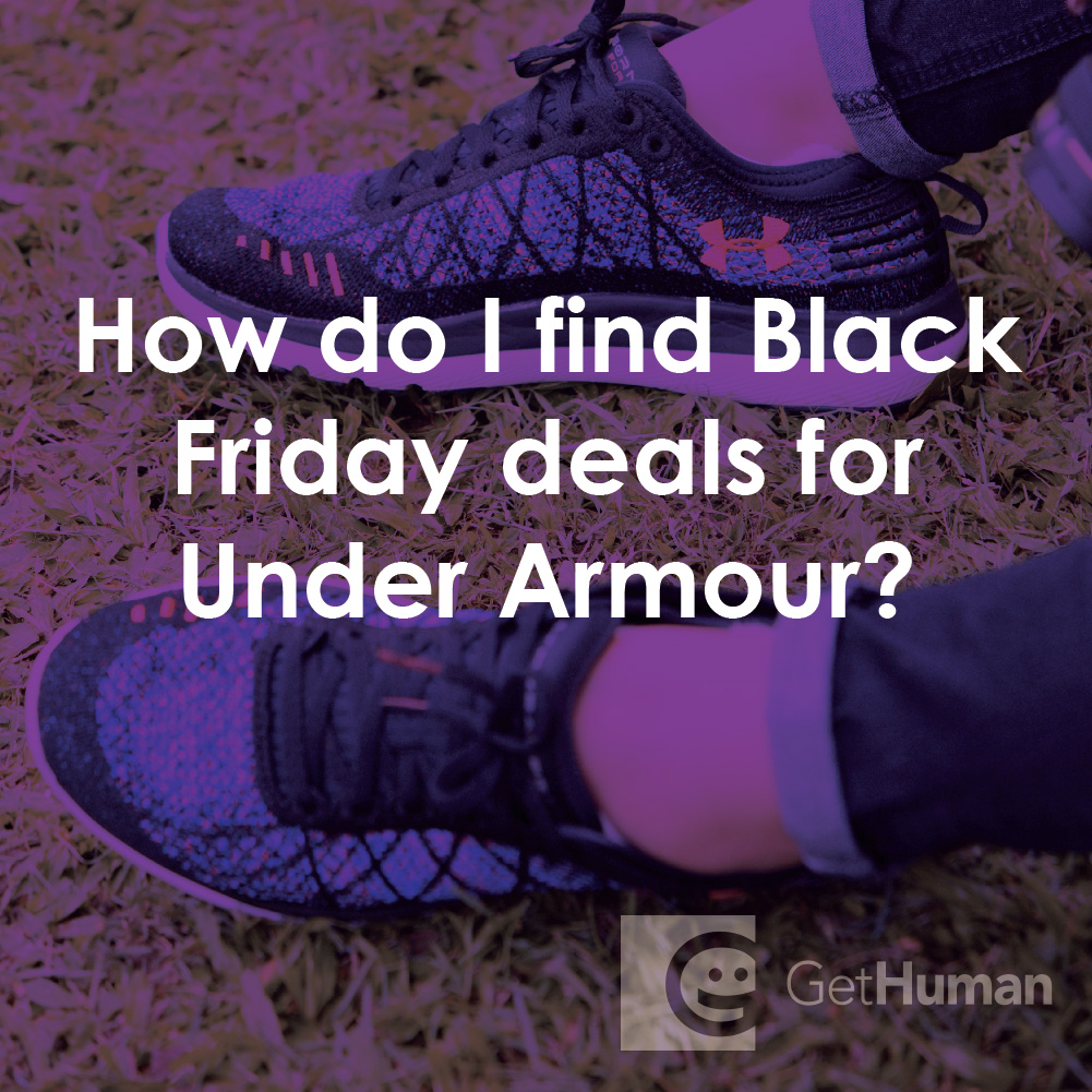 How Do I Find Black Friday Deals for Under Armour?