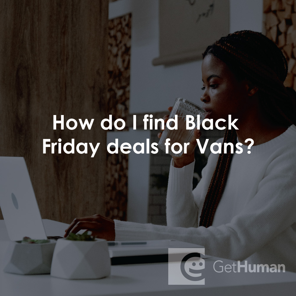 How Do I Find Black Friday Deals for Vans?