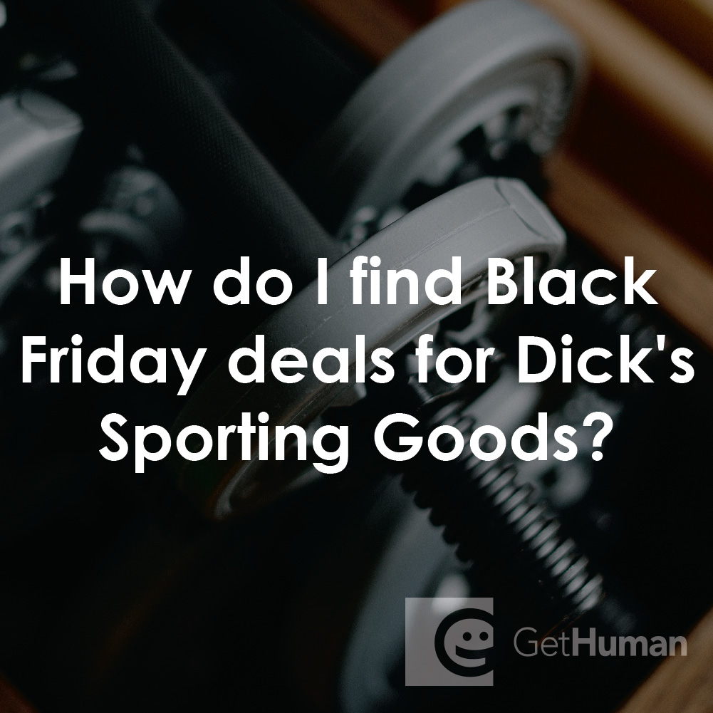 How Do I Find Black Friday Deals for Dick's Sporting Goods?