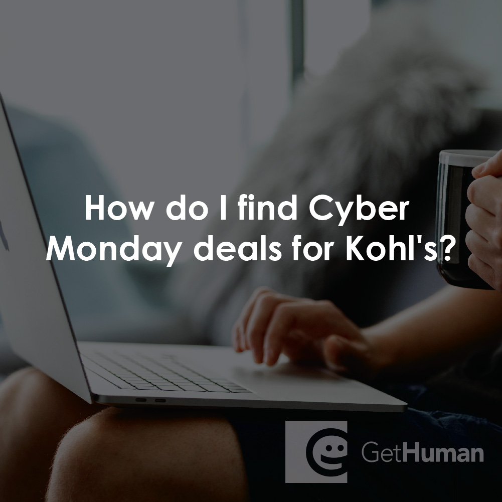 How Do I Find Cyber Monday Deals for Kohl's?