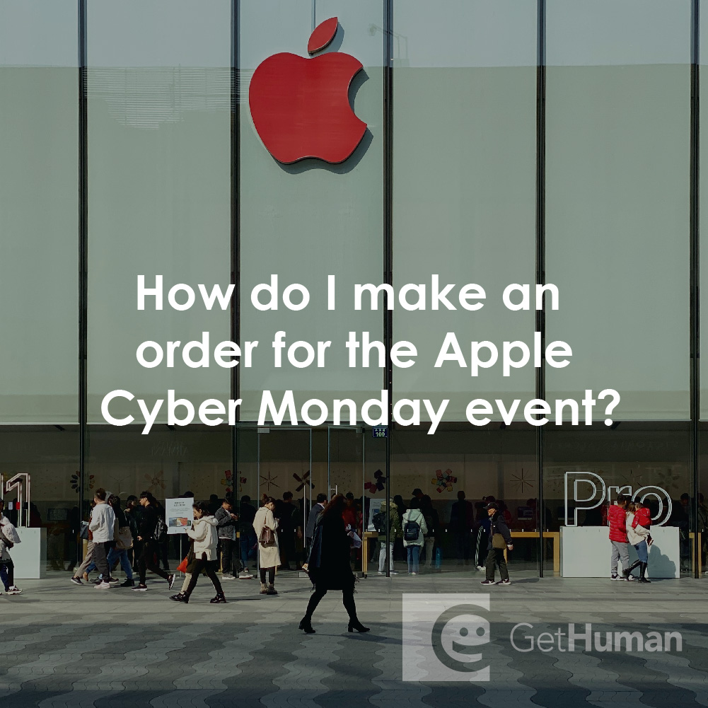 How Do I Make an Order for the Apple Cyber Monday Event?