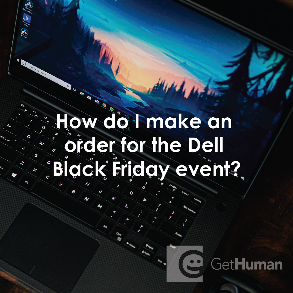 How Do I Make an Order for the Dell Black Friday Event?