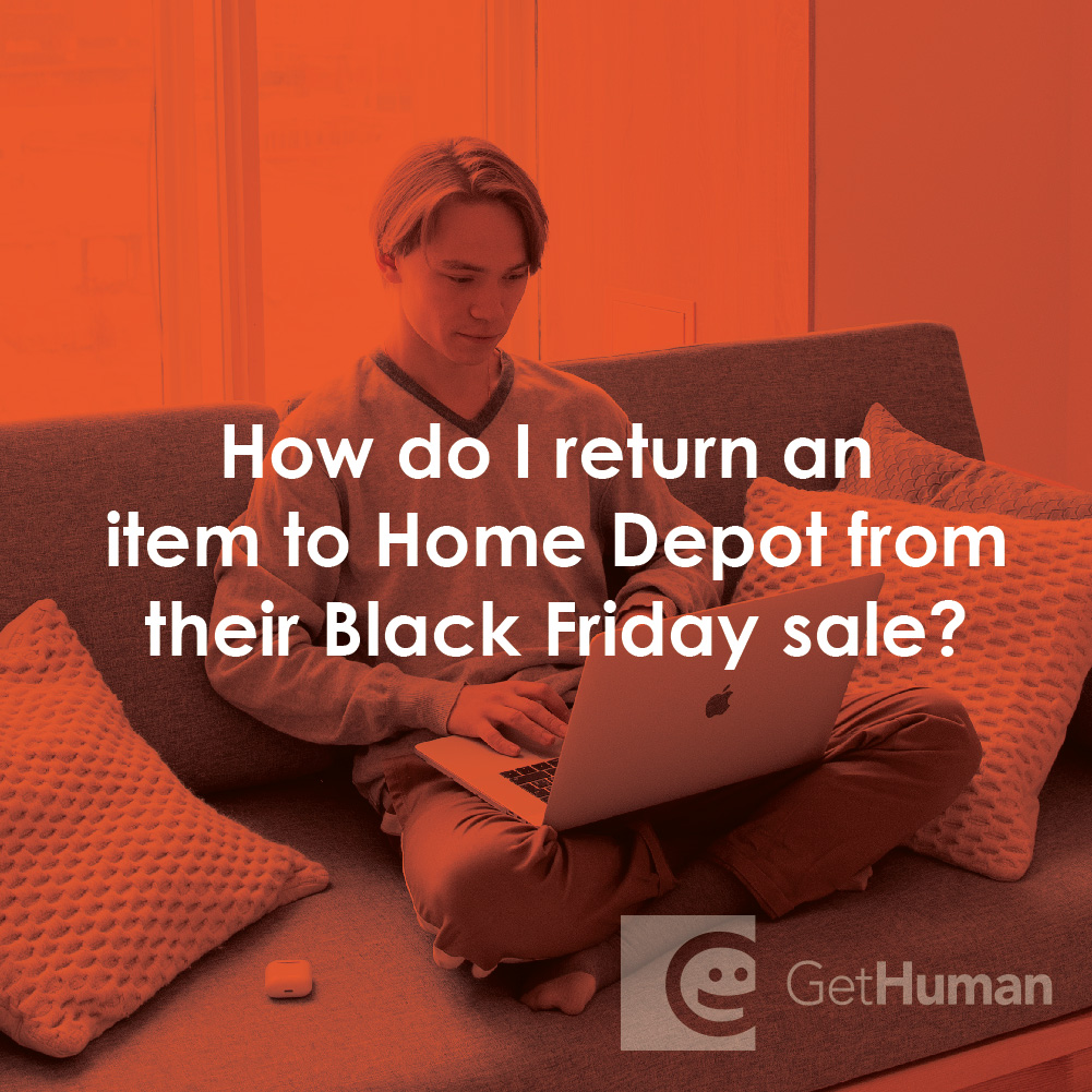 How Do I Return an Item to Home Depot from Their Black Friday Sale?