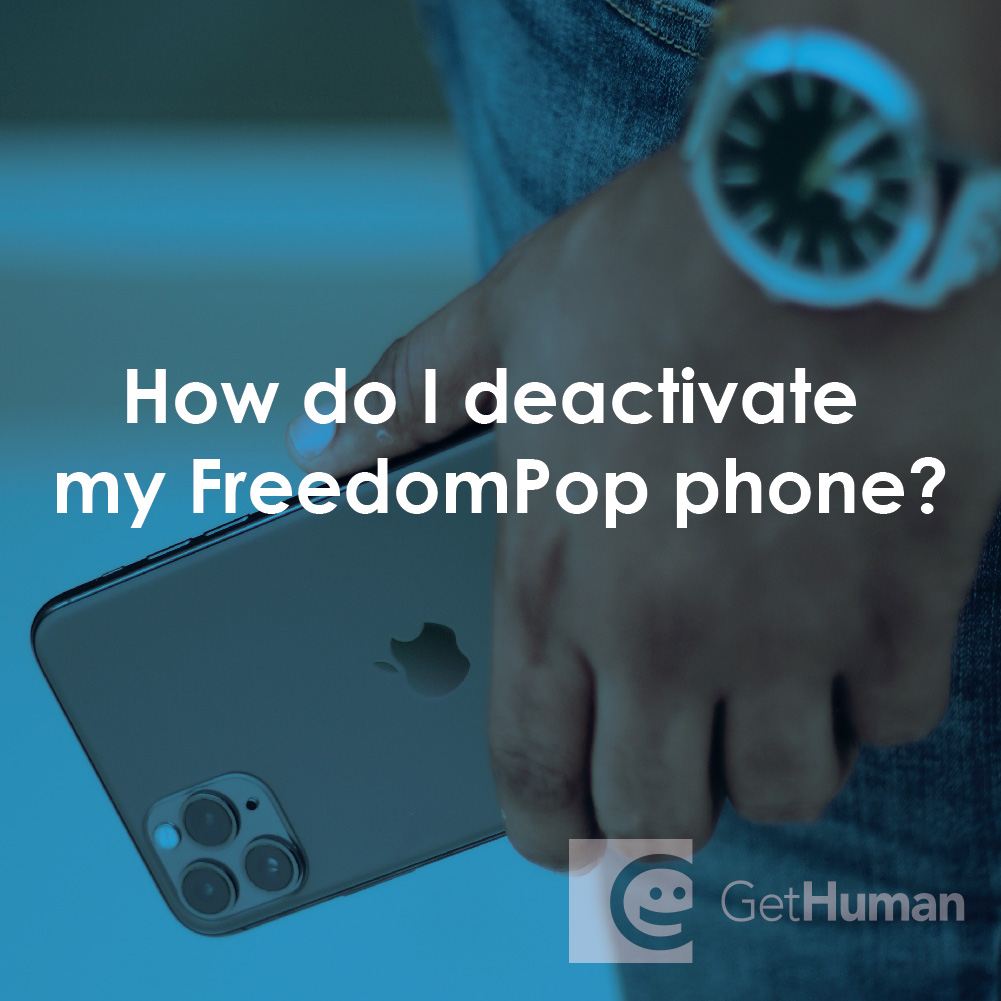 How Do I Deactivate My FreedomPop Phone?