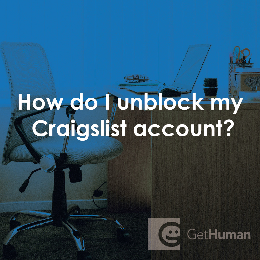 How Do I Unblock My Craigslist Account?
