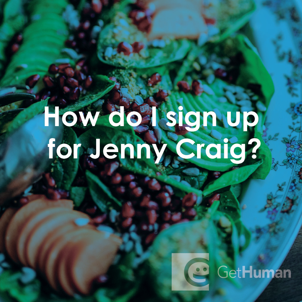 How Do I Sign Up for Jenny Craig?