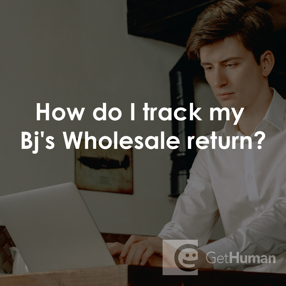 How Do I Track My Bj's Wholesale Return?