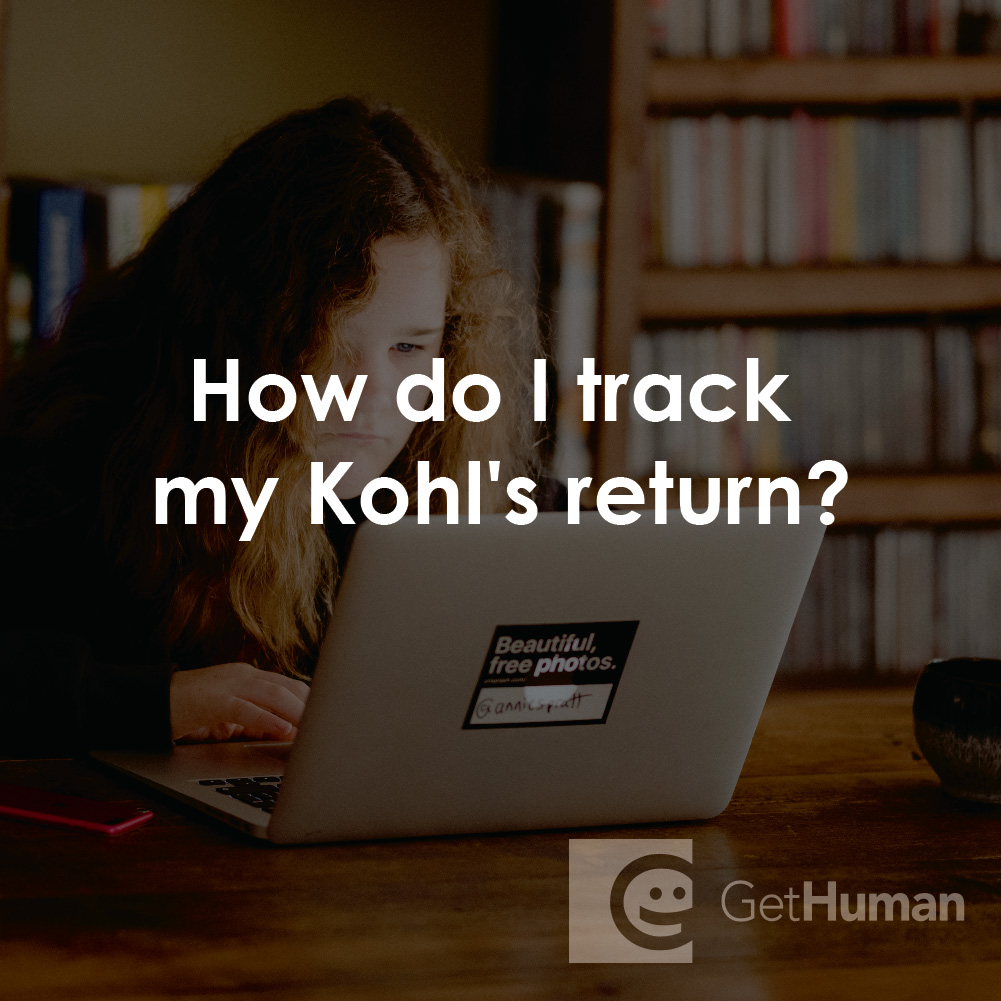 How Do I Track My Kohl's Return?