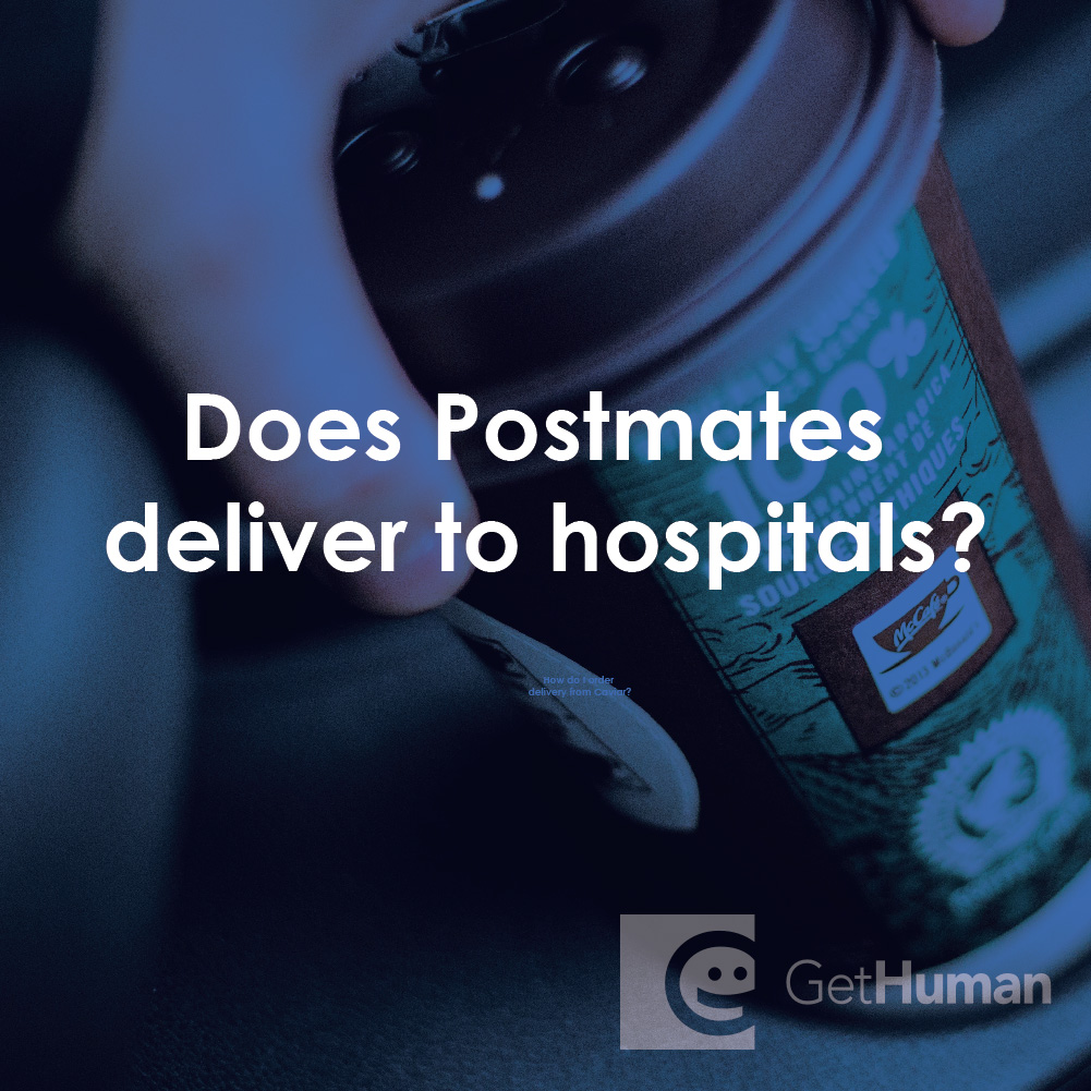Does Postmates Deliver to Hospitals?