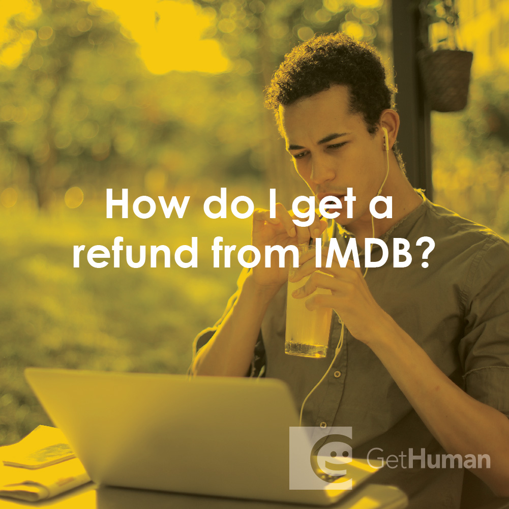 How Do I Get a Refund from Imdb?