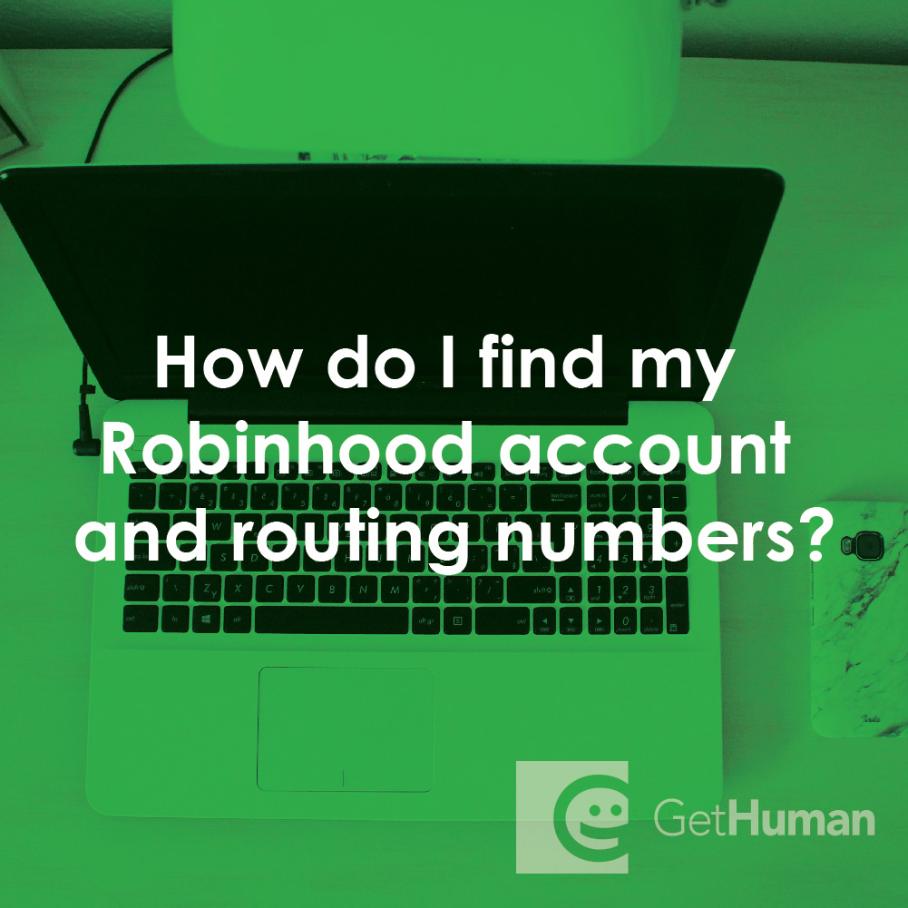 How Do I Find My Robinhood Account and Routing Numbers?