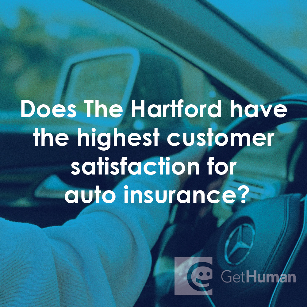 Does The Hartford Have the Highest Customer Satisfaction for Auto Insurance?