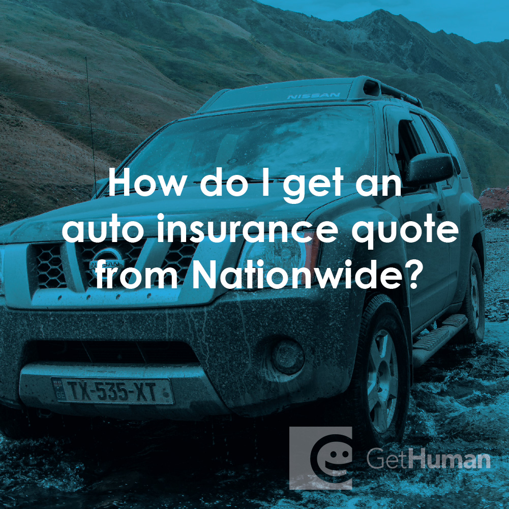 How Do I Get an Auto Insurance Quote from Nationwide?