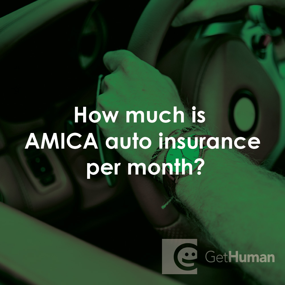 How Much Is Amica Auto Insurance Per Month?