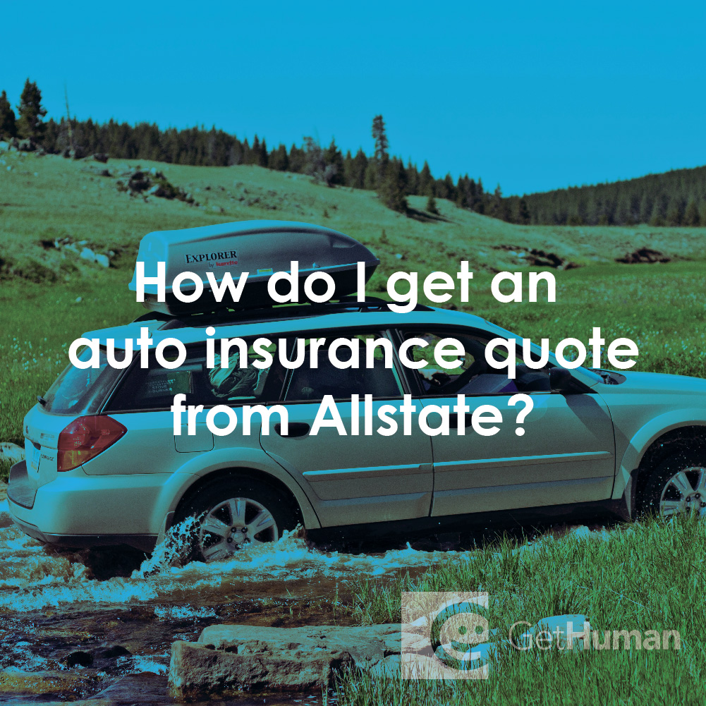 How Do I Get an Auto Insurance Quote from Allstate?