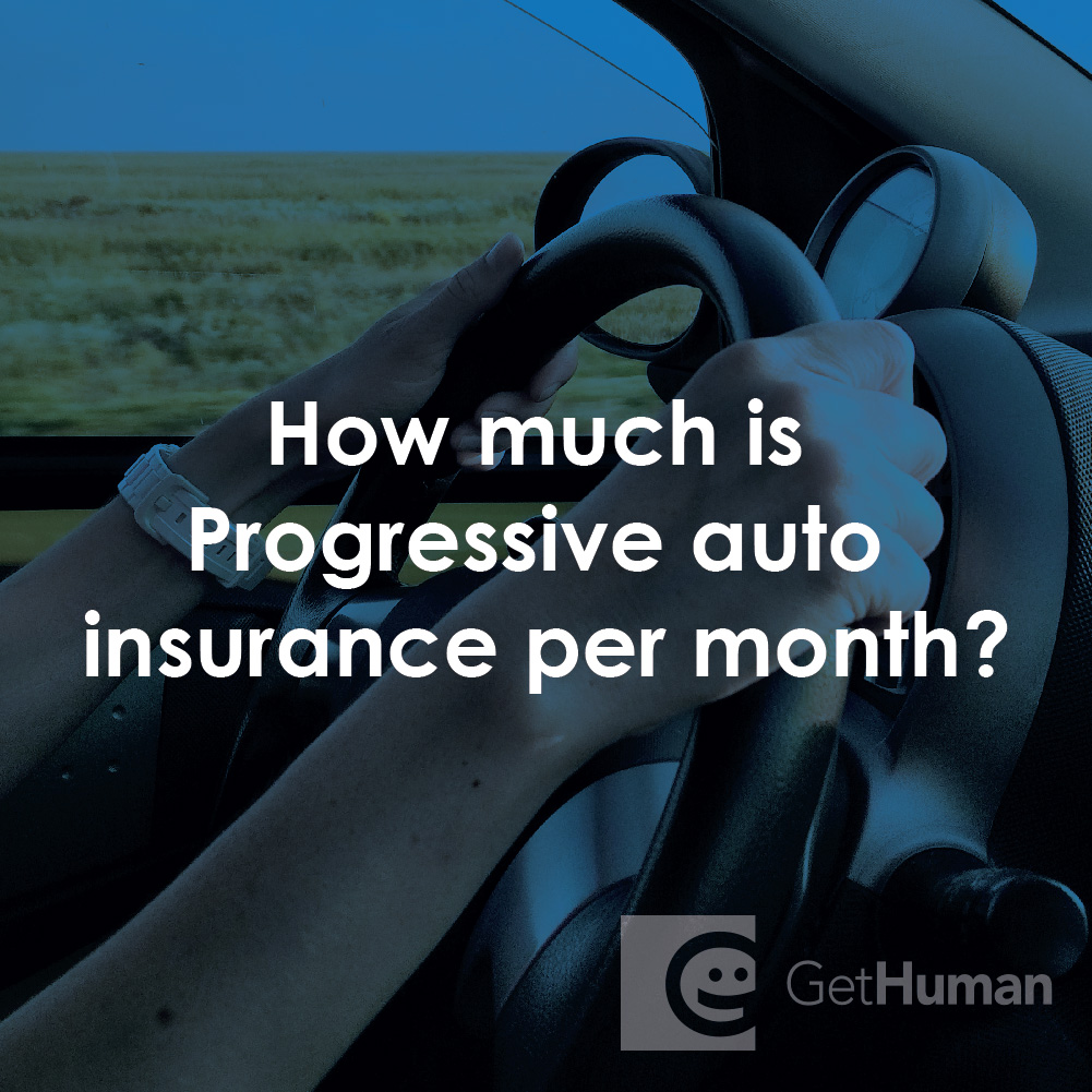 How Much Is Progressive Auto Insurance Per Month?