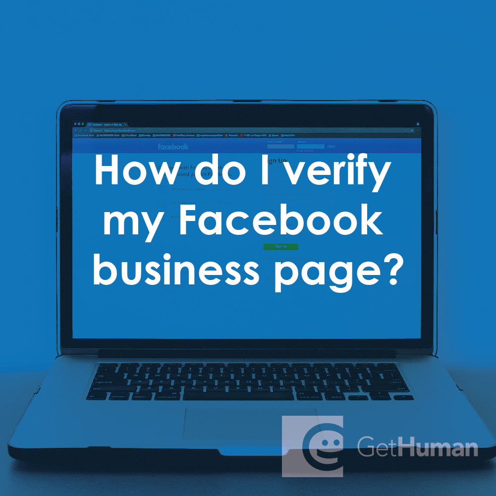 How Do I Verify My Facebook Business Page?