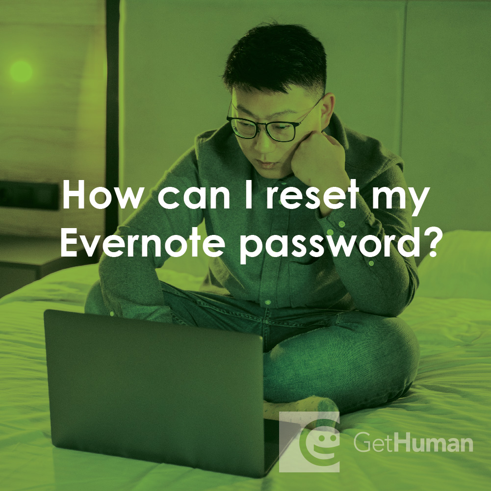 How Can I Reset My Evernote Password?