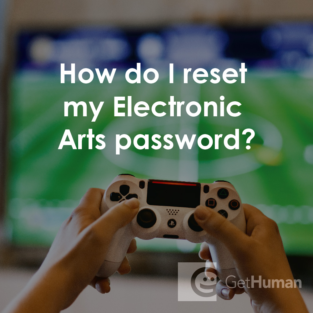 How Do I Reset My Electronic Arts Password?
