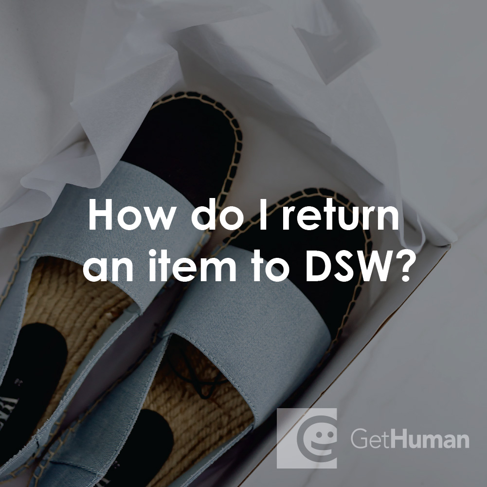How Do I Return an Item to DSW?