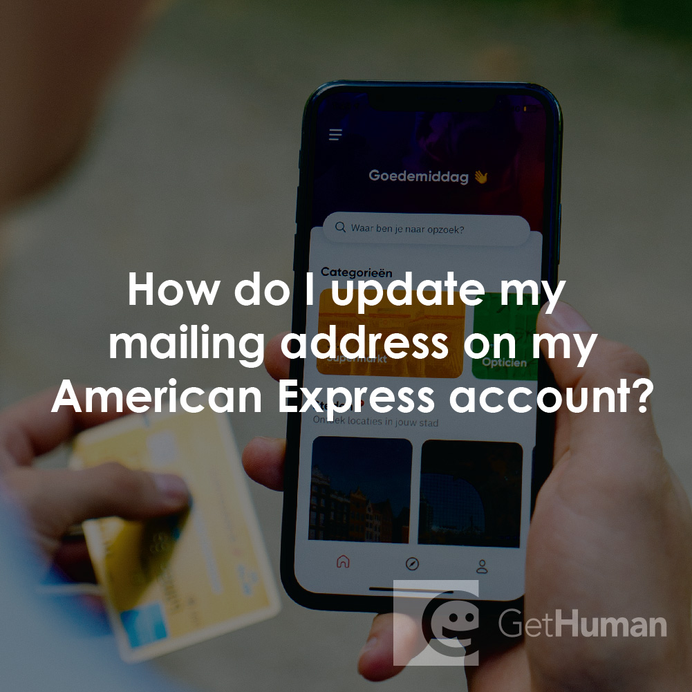 How Do I Update My Mailing Address on My American Express Account?