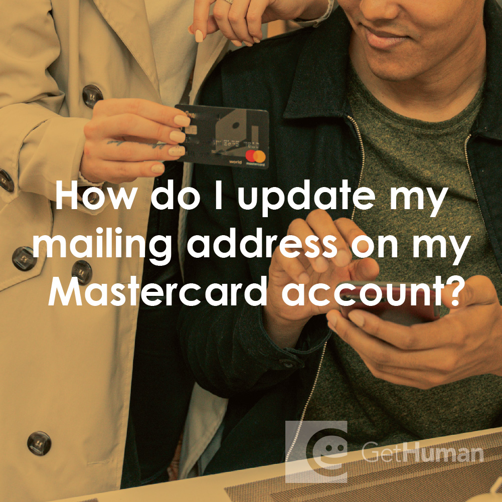 How Do I Update My Mailing Address on My MasterCard Account?