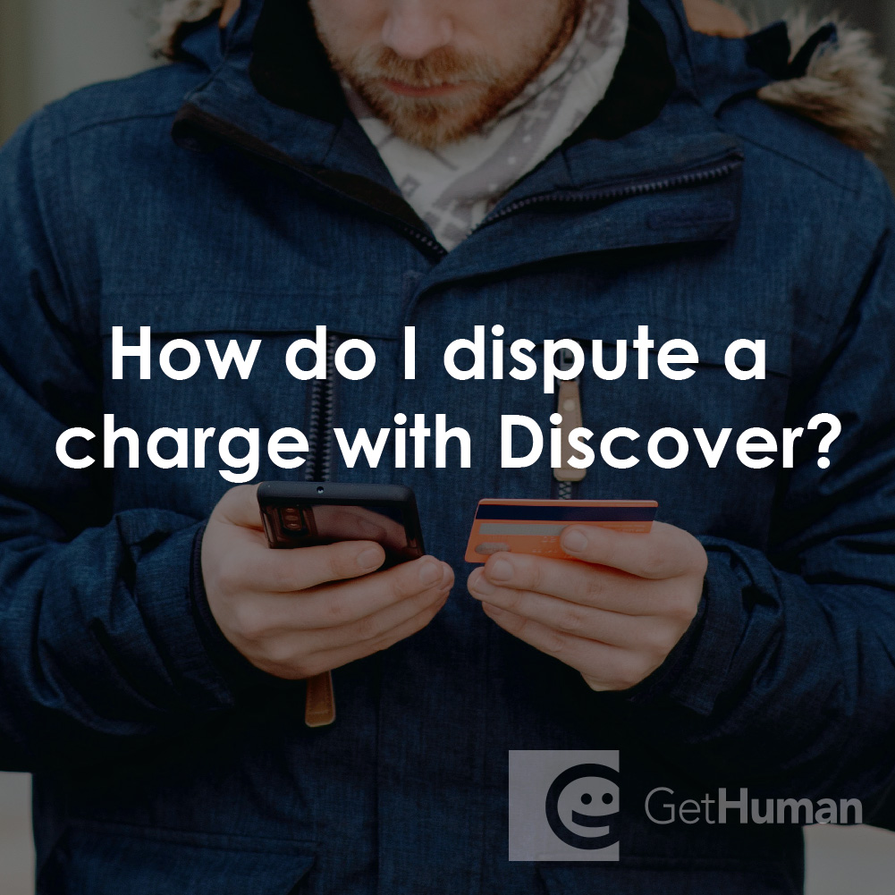 How Do I Dispute a Charge with Discover?
