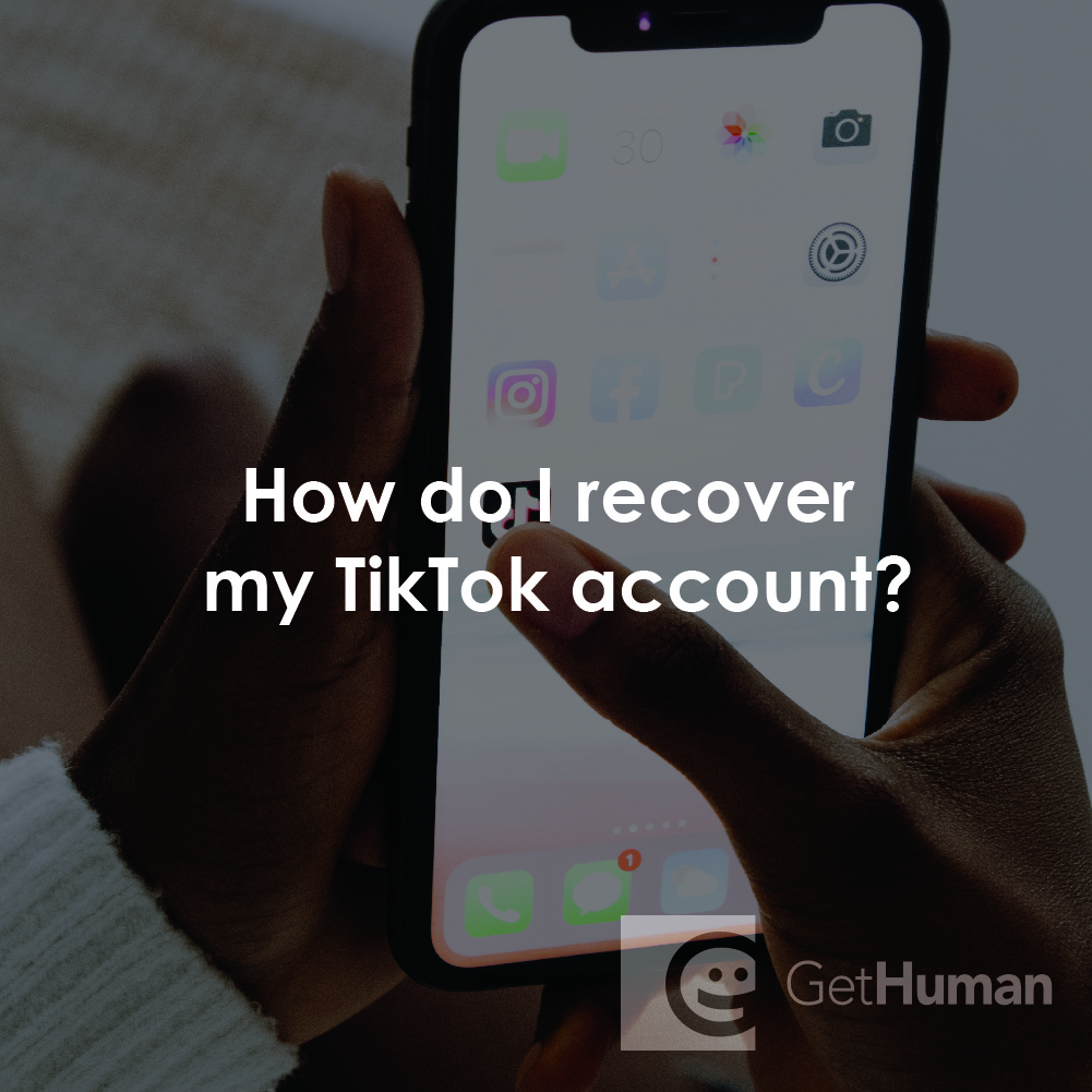 How Do I Recover My TikTok Account?