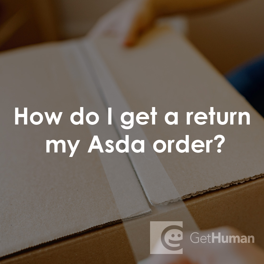 How Do I Return My Asda Order?