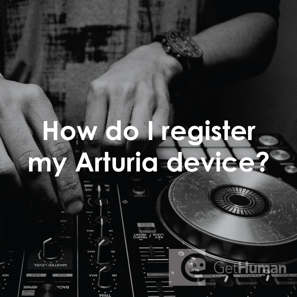 How Do I Register My Arturia Device?