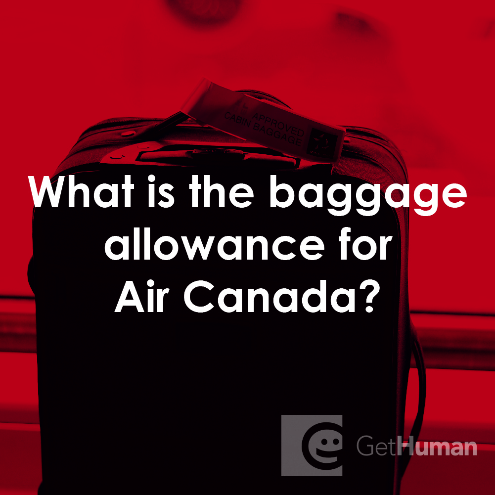 What Is the Baggage Allowance for Air Canada?