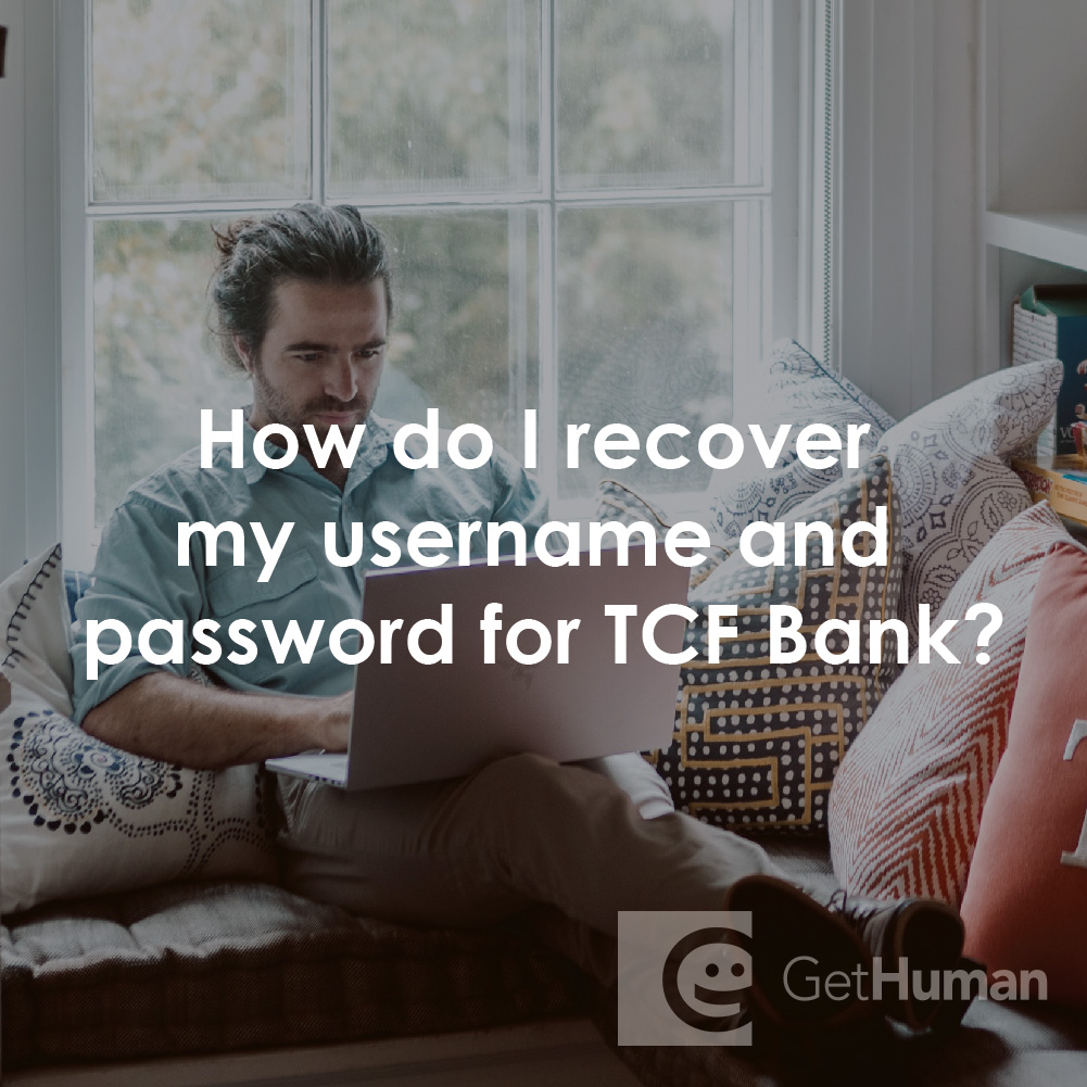 How Do I Recover My Username and Password for TCF Bank?