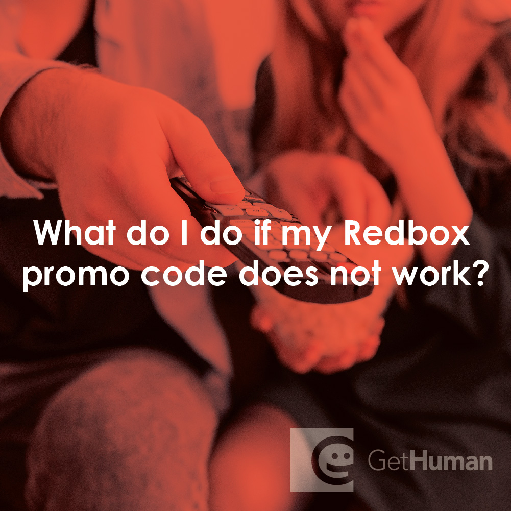 What Do I Do If My Redbox Promo Code Does Not Work?
