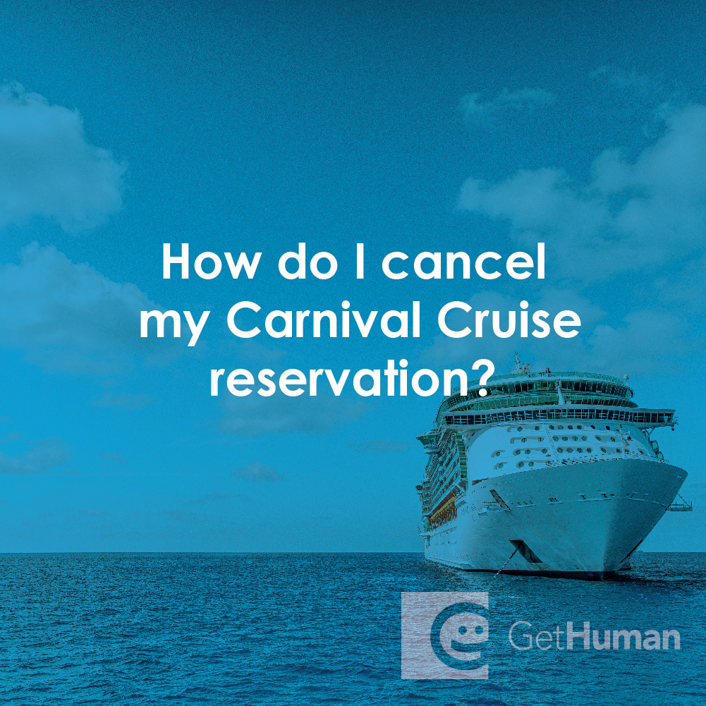 How Do I Cancel My Carnival Cruise Reservation?