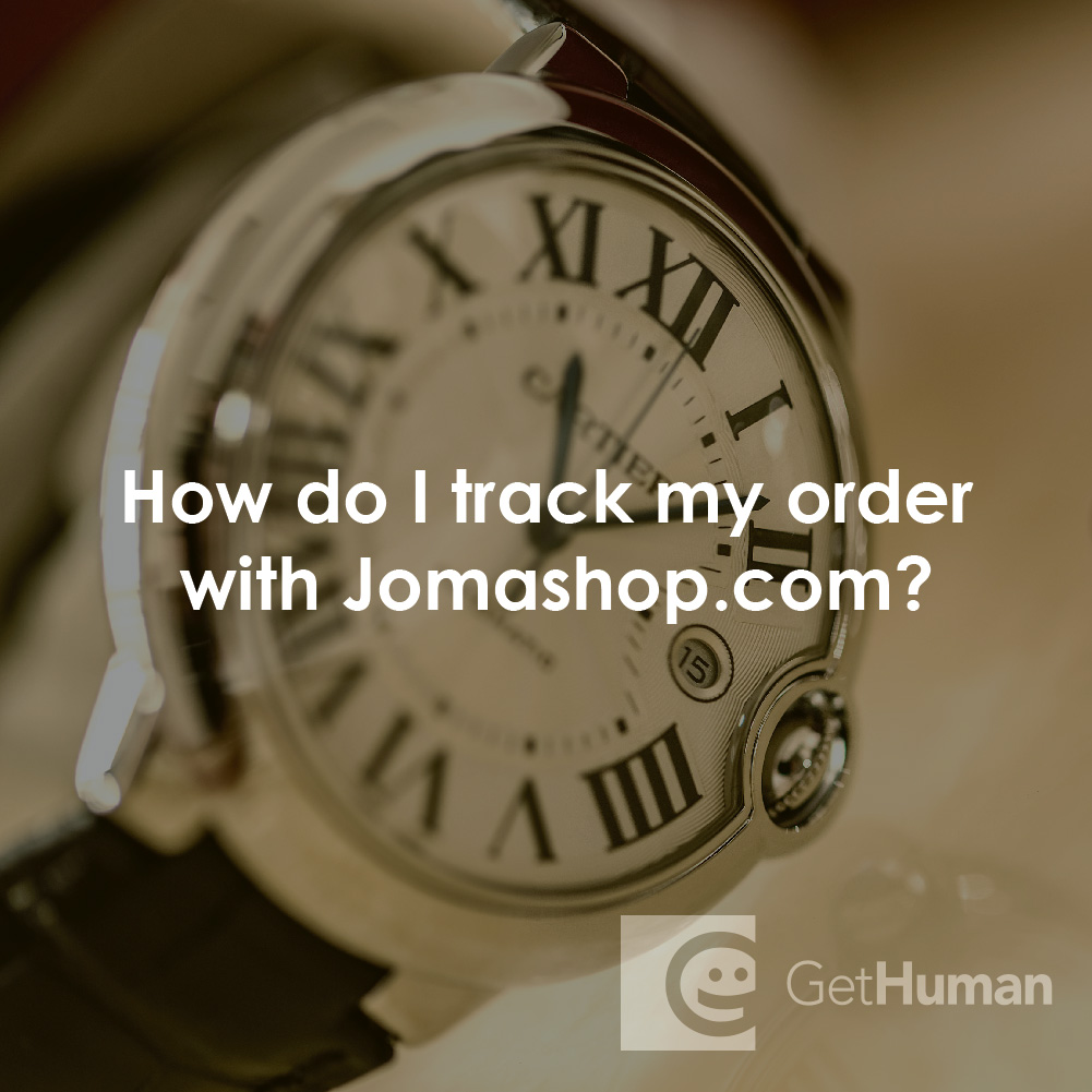 How Do I Track My Order with Jomashop.com?
