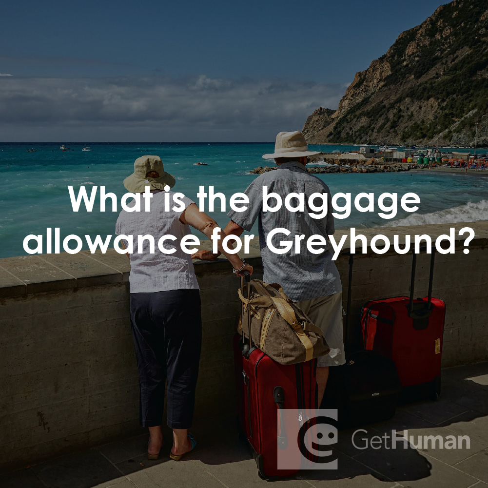 What Is the Baggage Allowance for Greyhound?