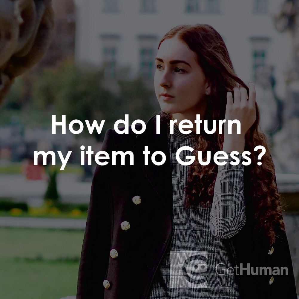 How Do I Return My Item to Guess?