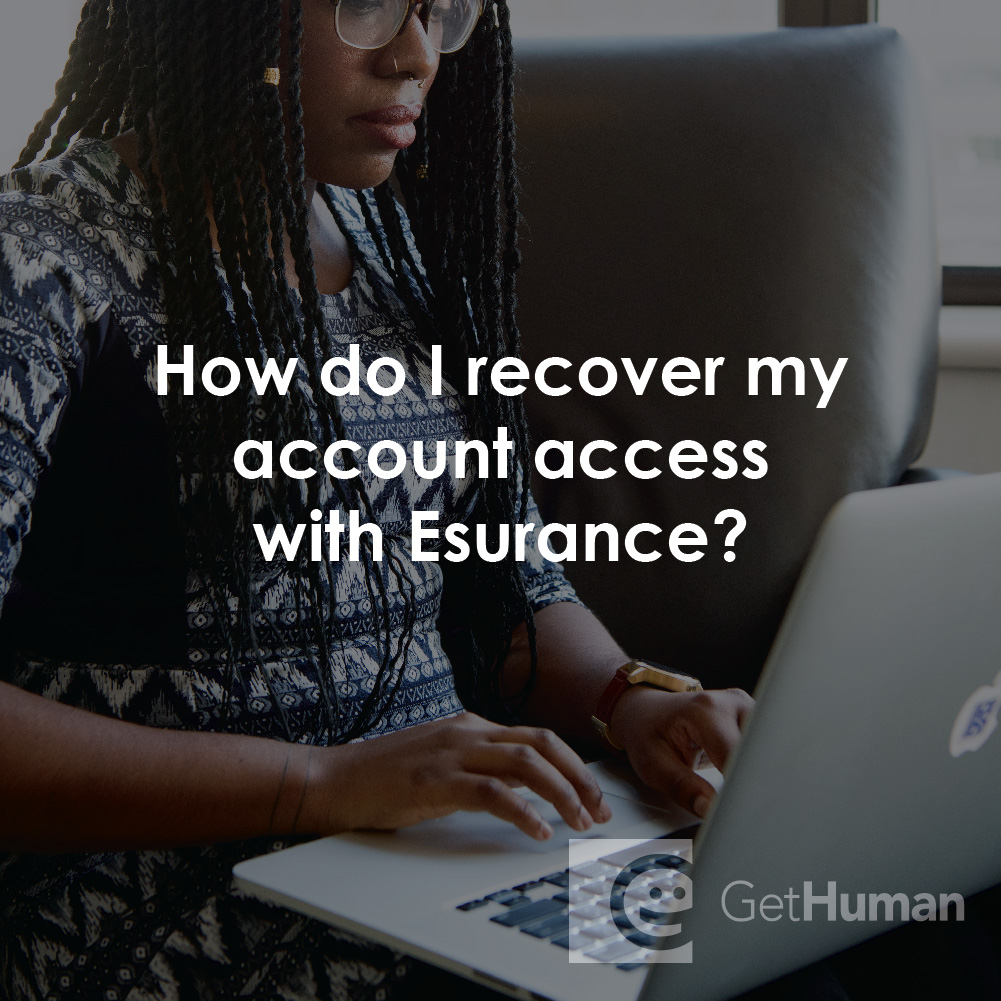 How Do I Recover My Account Access with Esurance?