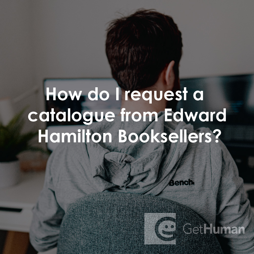 How Do I Request a Catalogue from Edward Hamilton Booksellers?