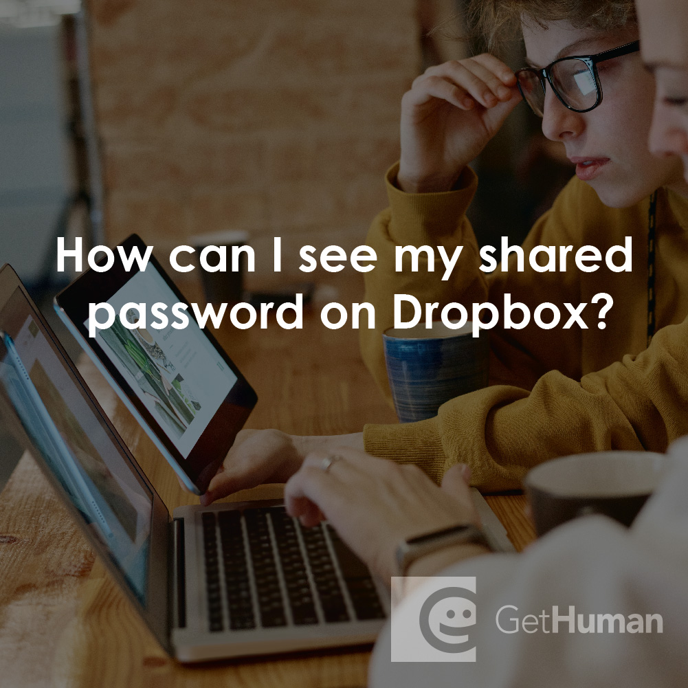 How Can I See My Shared Password on Dropbox?